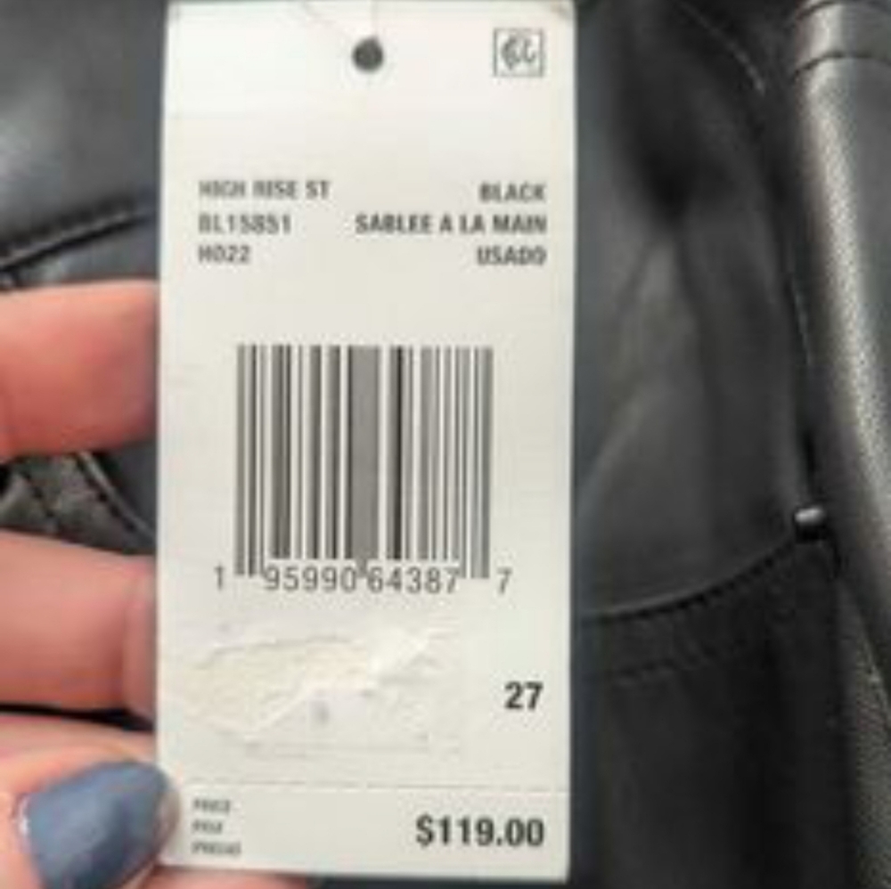High rise pleather pants - Picture 11 of 11